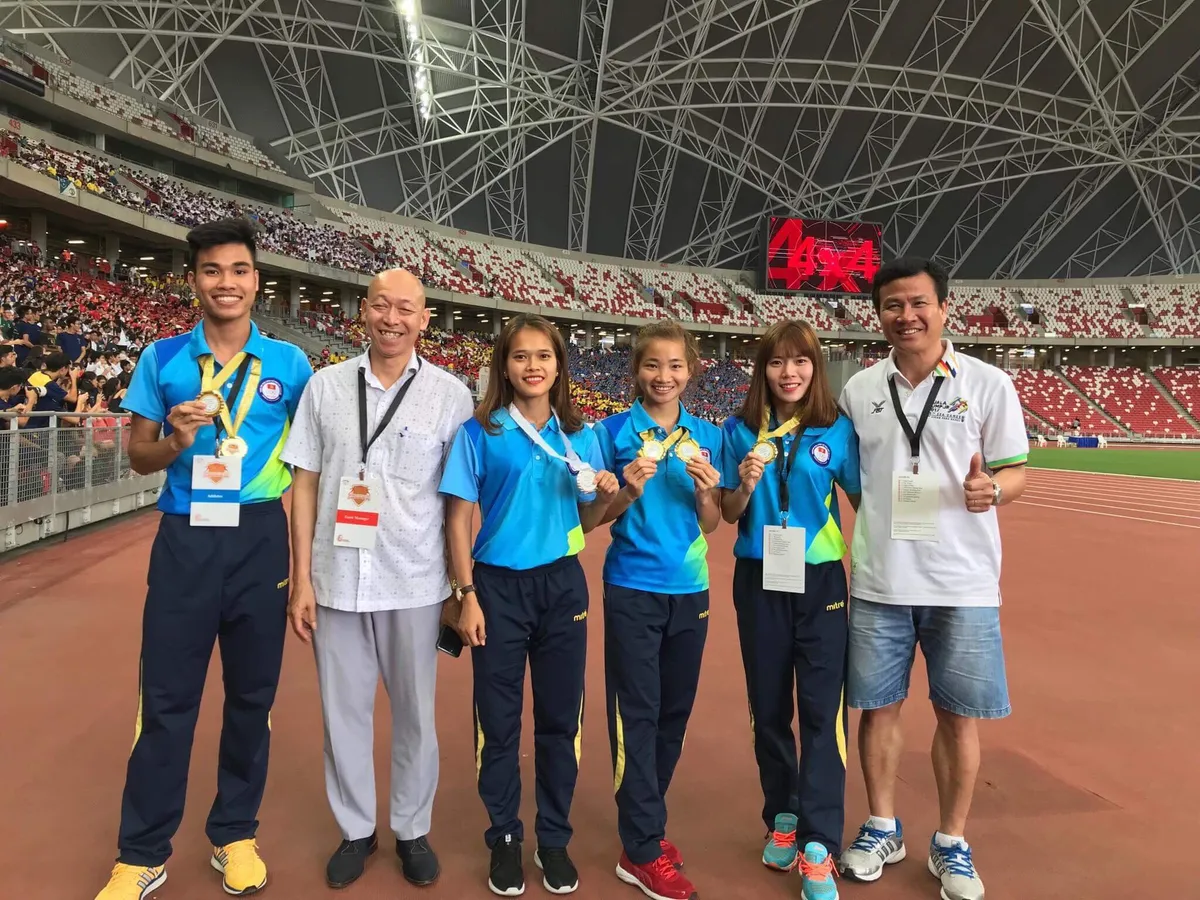 Nguyễn Thị Oanh gi&agrave;nh th&ecirc;m 1 HCV, Điền kinh Việt Nam thắng lớn tại Singapore mở rộng 2018 - Ảnh 2.