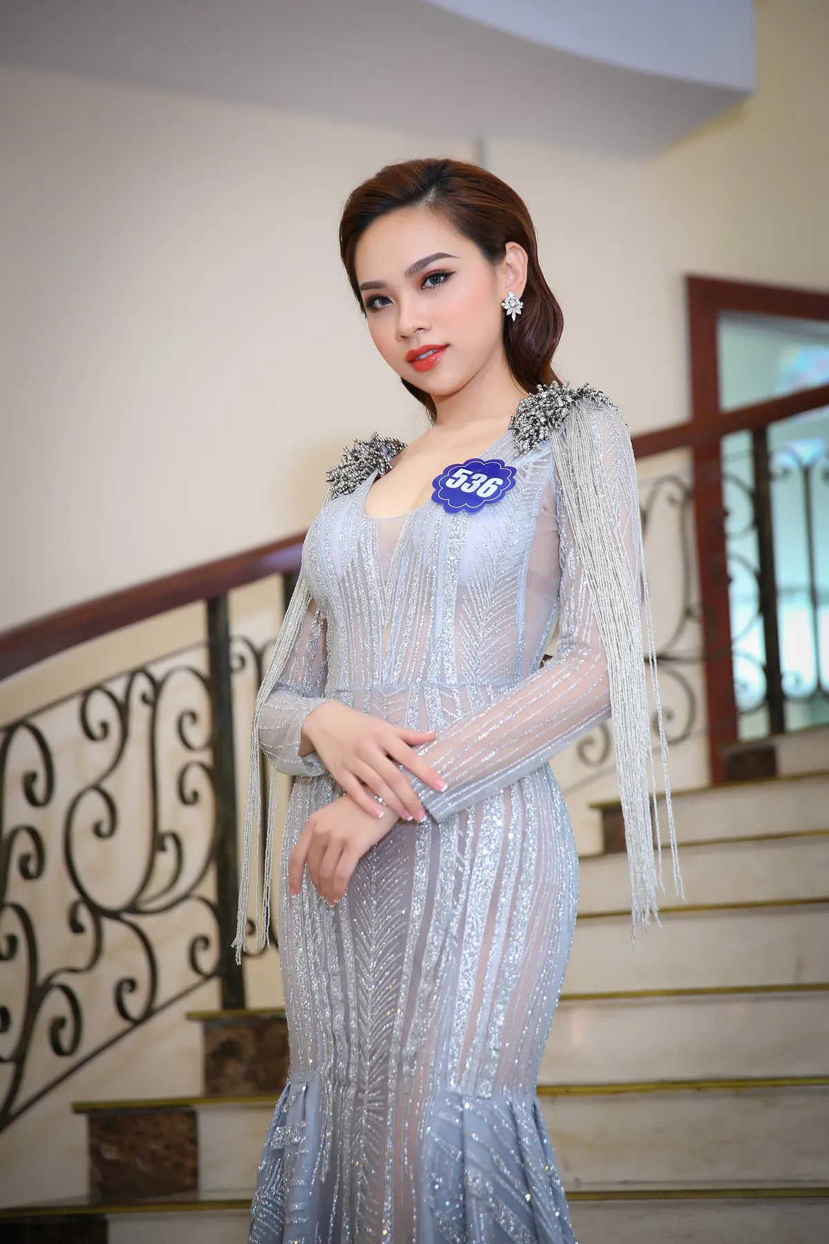 Top 40 Hoa hậu Biển Việt Nam toàn cầu 2018 lan tỏa vẻ đẹp Việt trong trang phục dạ hội - Ảnh 22.