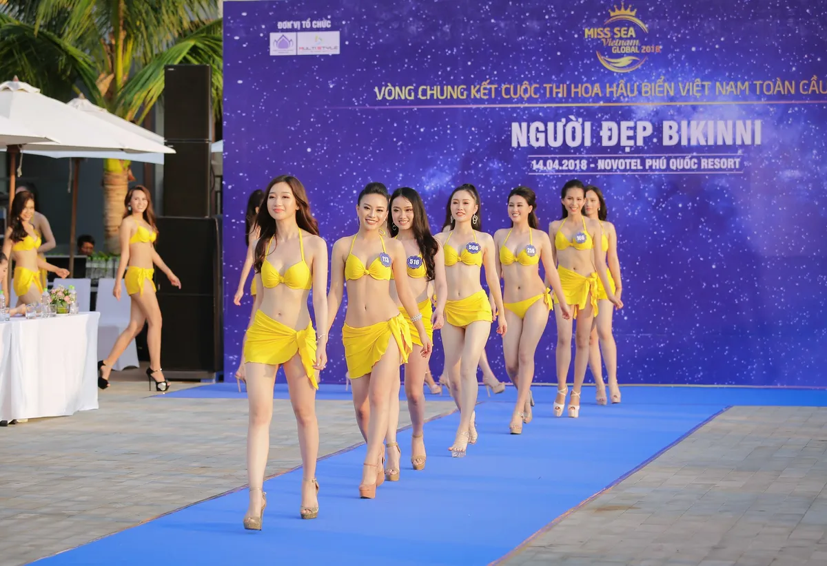 Top 40 Hoa hậu Biển Việt Nam toàn cầu 2018 nóng bỏng trong trang phục bikini, khoe tài năng đa dạng - Ảnh 6.