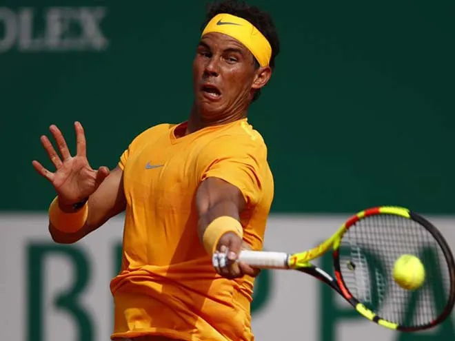Đè bẹp đàn em, Nadal thẳng tiến vào tứ kết Monte Carlo Masters 2018 - Ảnh 1. Đè bẹp đàn em, Nadal thẳng tiến vào tứ kết Monte Carlo Masters 2018 - Ảnh 1.