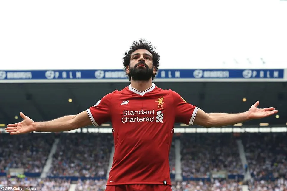 Ghi bàn 31, Salah sánh vai các kỷ lục gia Premier League - Ảnh 1. Ghi bàn 31, Salah sánh vai các kỷ lục gia Premier League - Ảnh 1.