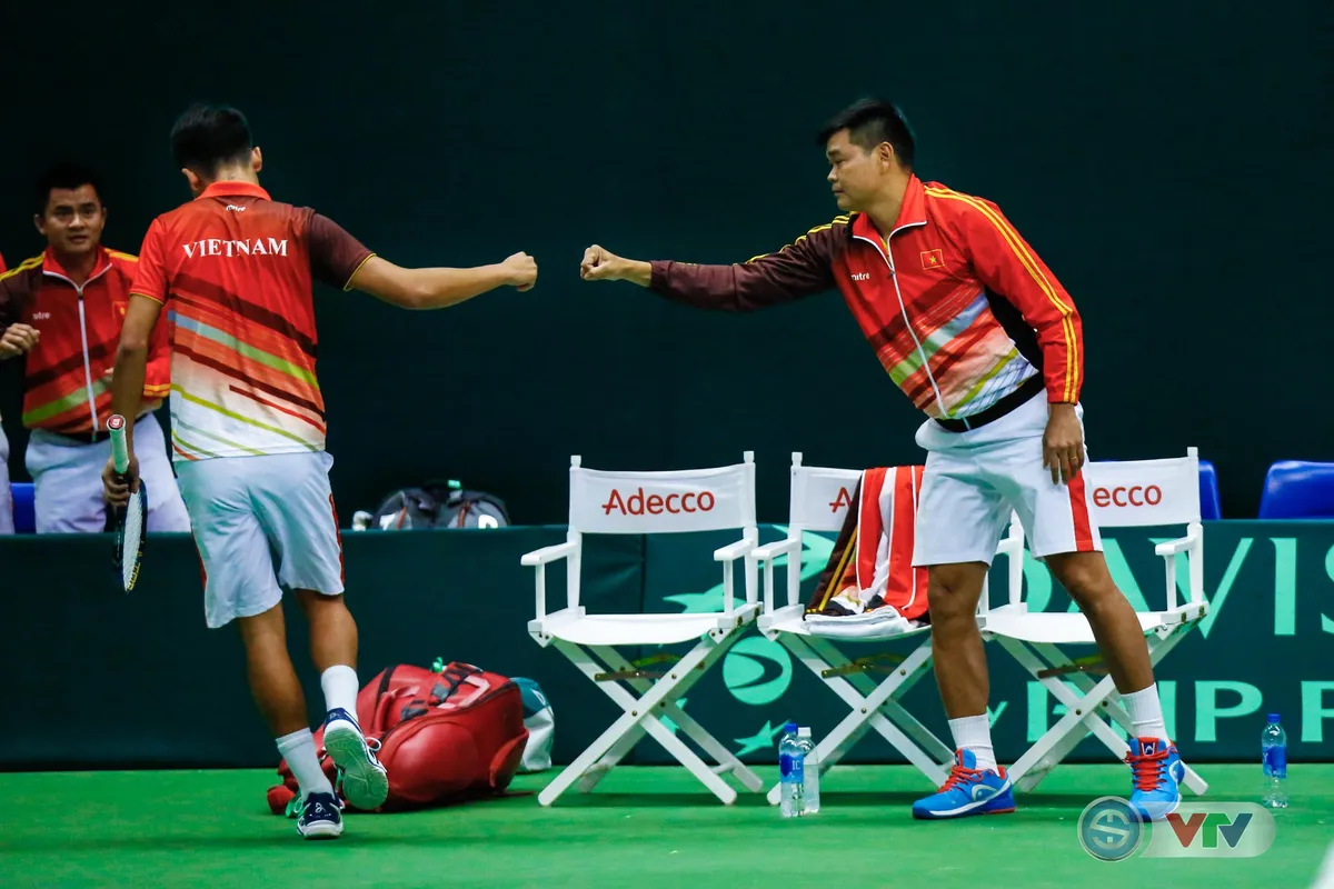 ẢNH: Thắng Qatar, ĐT quần vợt Việt Nam trở lại nhóm II Davis Cup - Ảnh 3. ẢNH: Thắng Qatar, ĐT quần vợt Việt Nam trở lại nhóm II Davis Cup - Ảnh 3.