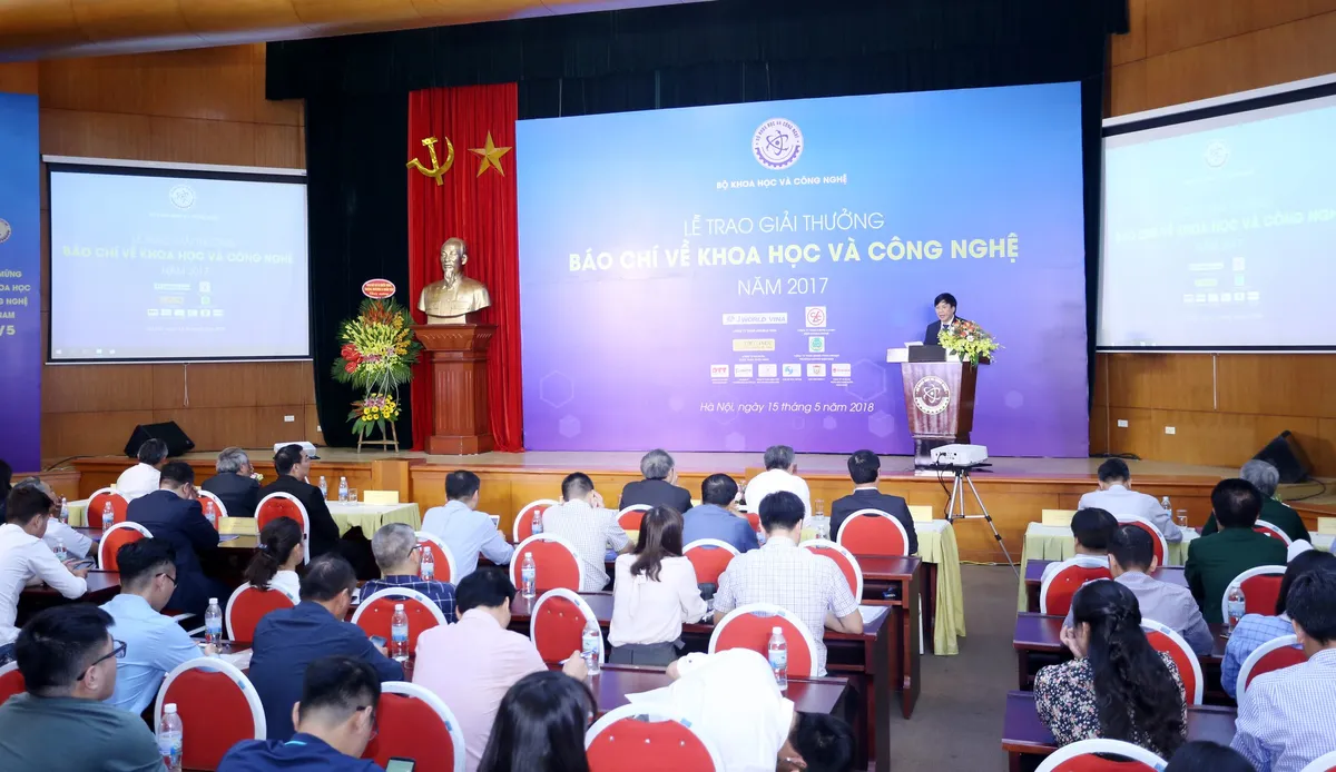 Giải thưởng Báo chí về Khoa học và Công nghệ 2017: VTV giành 1 giải Nhất, 1 giải Nhì - Ảnh 1.