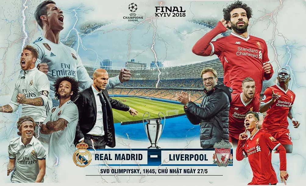 Real Madrid - Liverpool: Đại tiệc ở Kiev, 01h45 ng&agrave;y 27/5 (Chung kết Champions League) - Ảnh 2.