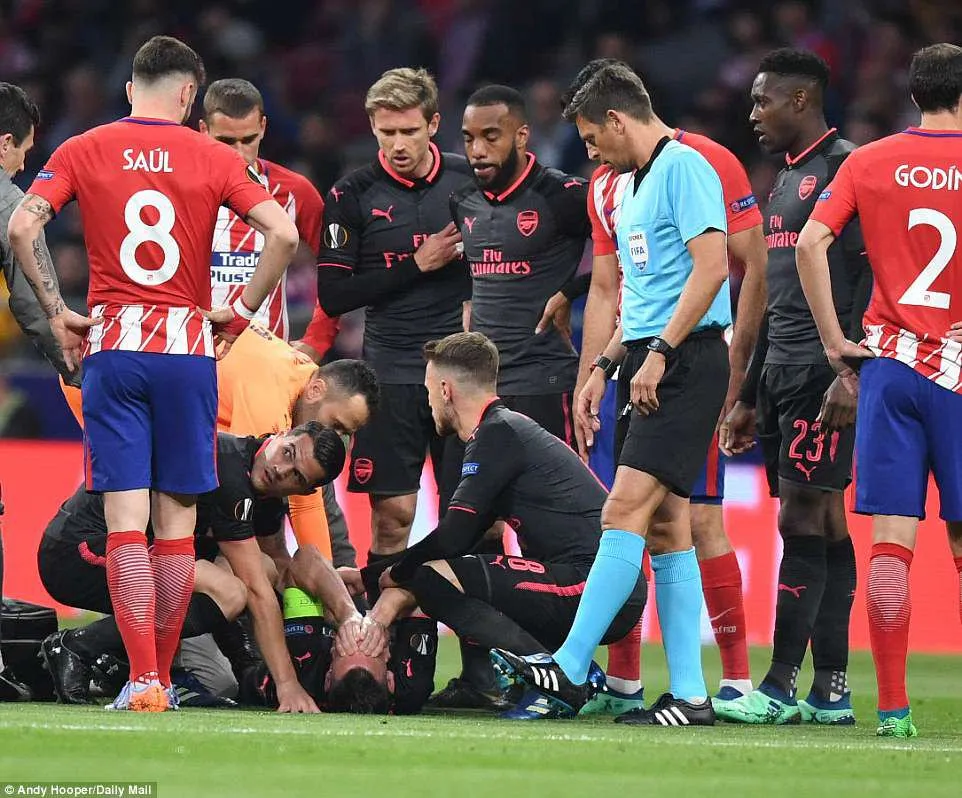 Chùm ảnh: Arsenal thất bại trước Atletico Madrid, dừng bước ở bán kết Europa League - Ảnh 2. Chùm ảnh: Arsenal thất bại trước Atletico Madrid, dừng bước ở bán kết Europa League - Ảnh 2.