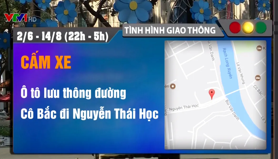 Từ ngày 2/6, cấm lưu thông trên một số tuyến đường quận 1 và 5, TP.HCM - Ảnh 1.