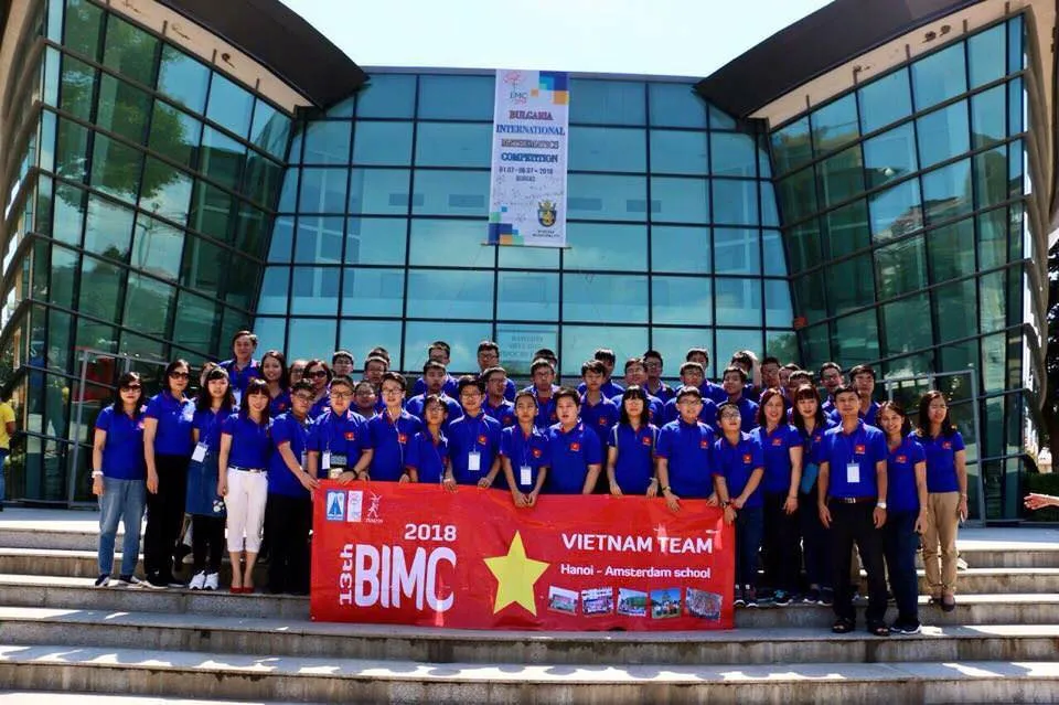 Đội tuyển thi Toán học Quốc tế BIMC 2018 thắng lớn rạng rỡ trở về - Ảnh 4.