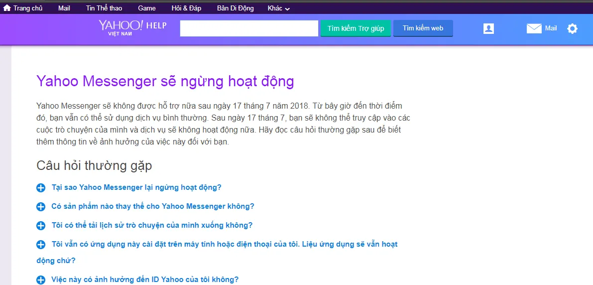 Sau ngày hôm nay 17/7, Yahoo Messenger chính thức chết - Ảnh 1.