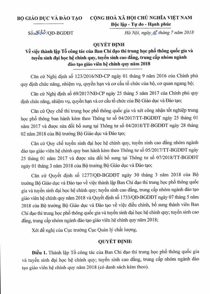 Bộ GD-ĐT xác minh dấu hiệu bất thường trong kỳ thi THPTQG 2018 tại Lạng Sơn và Sơn La - Ảnh 1.