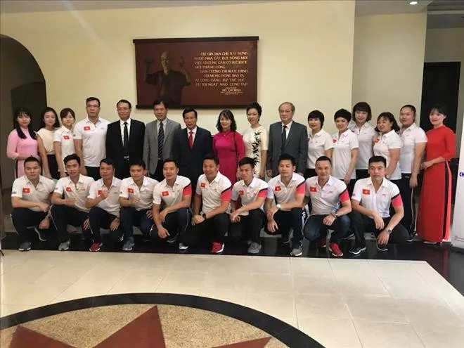ASIAD 2018: ĐT bắn súng Việt Nam tập huấn tại Hàn Quốc - Ảnh 1. ASIAD 2018: ĐT bắn súng Việt Nam tập huấn tại Hàn Quốc - Ảnh 1.