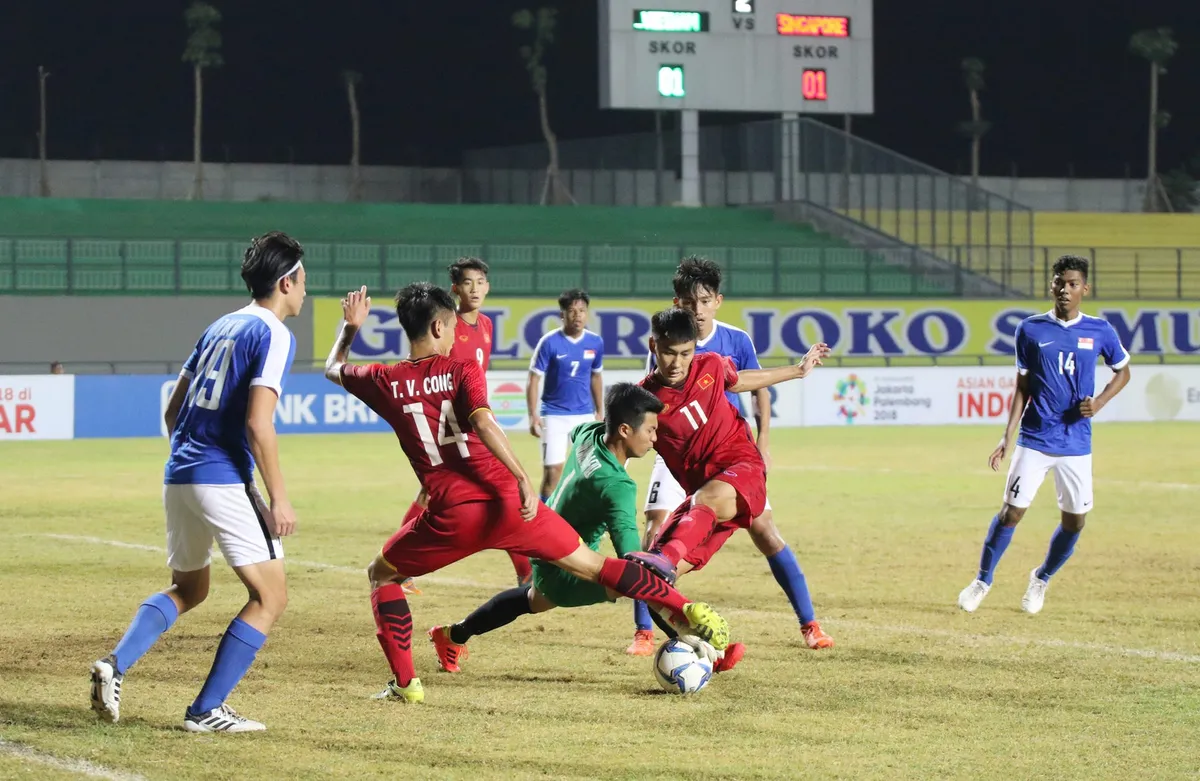 Hòa Singapore, U19 Việt Nam chia tay giải U19 Đông Nam Á từ vòng bảng - Ảnh 1. Hòa Singapore, U19 Việt Nam chia tay giải U19 Đông Nam Á từ vòng bảng - Ảnh 1.