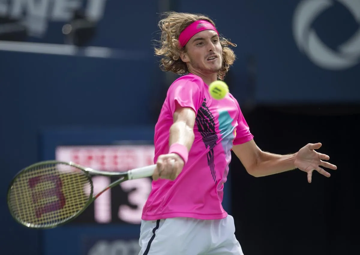Stefanos Tsitsipas giành quyền vào chung kết Rogers Cup 2018 - Ảnh 3. Stefanos Tsitsipas giành quyền vào chung kết Rogers Cup 2018 - Ảnh 3.