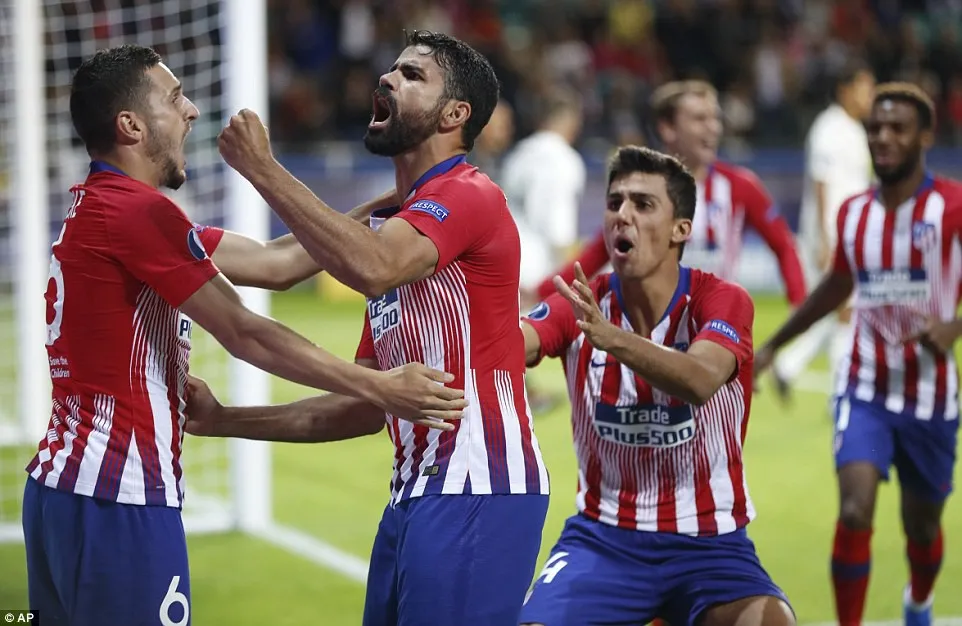 Vượt qua Real Madrid, Atletico Madrid lần thứ 3 giành siêu cúp châu Âu - Ảnh 1. Vượt qua Real Madrid, Atletico Madrid lần thứ 3 giành siêu cúp châu Âu - Ảnh 1.