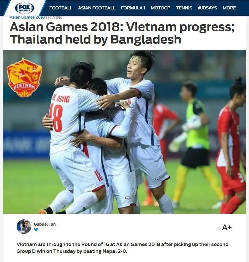 Báo châu Á ấn tượng, báo Hàn Quốc khen Olympic Việt Nam vượt khó qua vòng bảng - Ảnh 1. Báo châu Á ấn tượng, báo Hàn Quốc khen Olympic Việt Nam vượt khó qua vòng bảng - Ảnh 1.