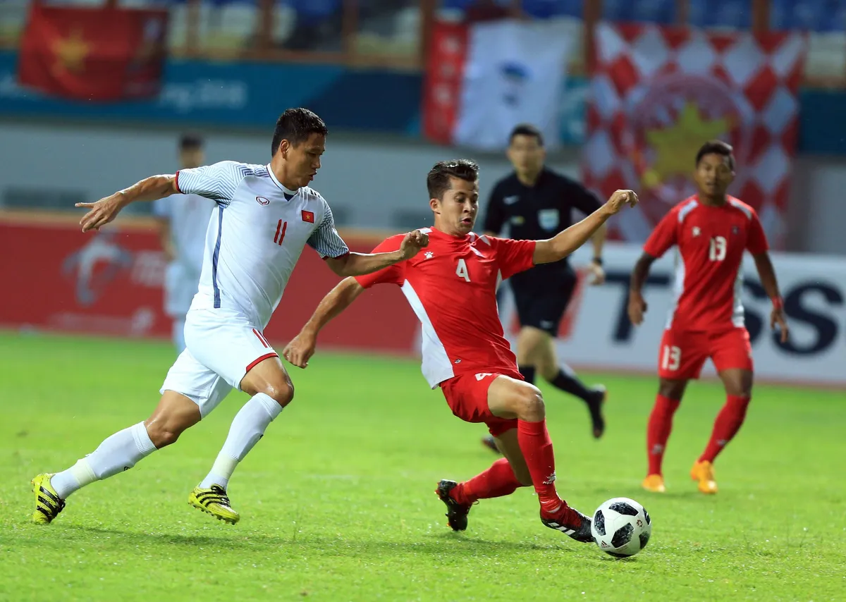ẢNH: ĐT Olympic Việt Nam thắng nhẹ Olympic Nepal, sớm giành quyền vào vòng 1/8 - Ảnh 7.