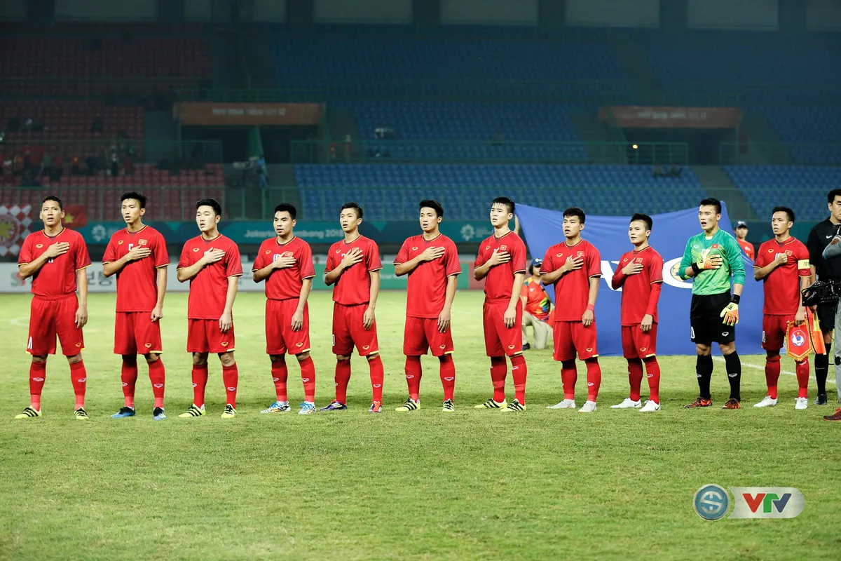 ẢNH: ĐT Olympic Việt Nam thắng nghẹt thở Olympic Bahrain, lần đầu góp mặt tại tứ kết ASIAD - Ảnh 7. ẢNH: ĐT Olympic Việt Nam thắng nghẹt thở Olympic Bahrain, lần đầu góp mặt tại tứ kết ASIAD - Ảnh 7.