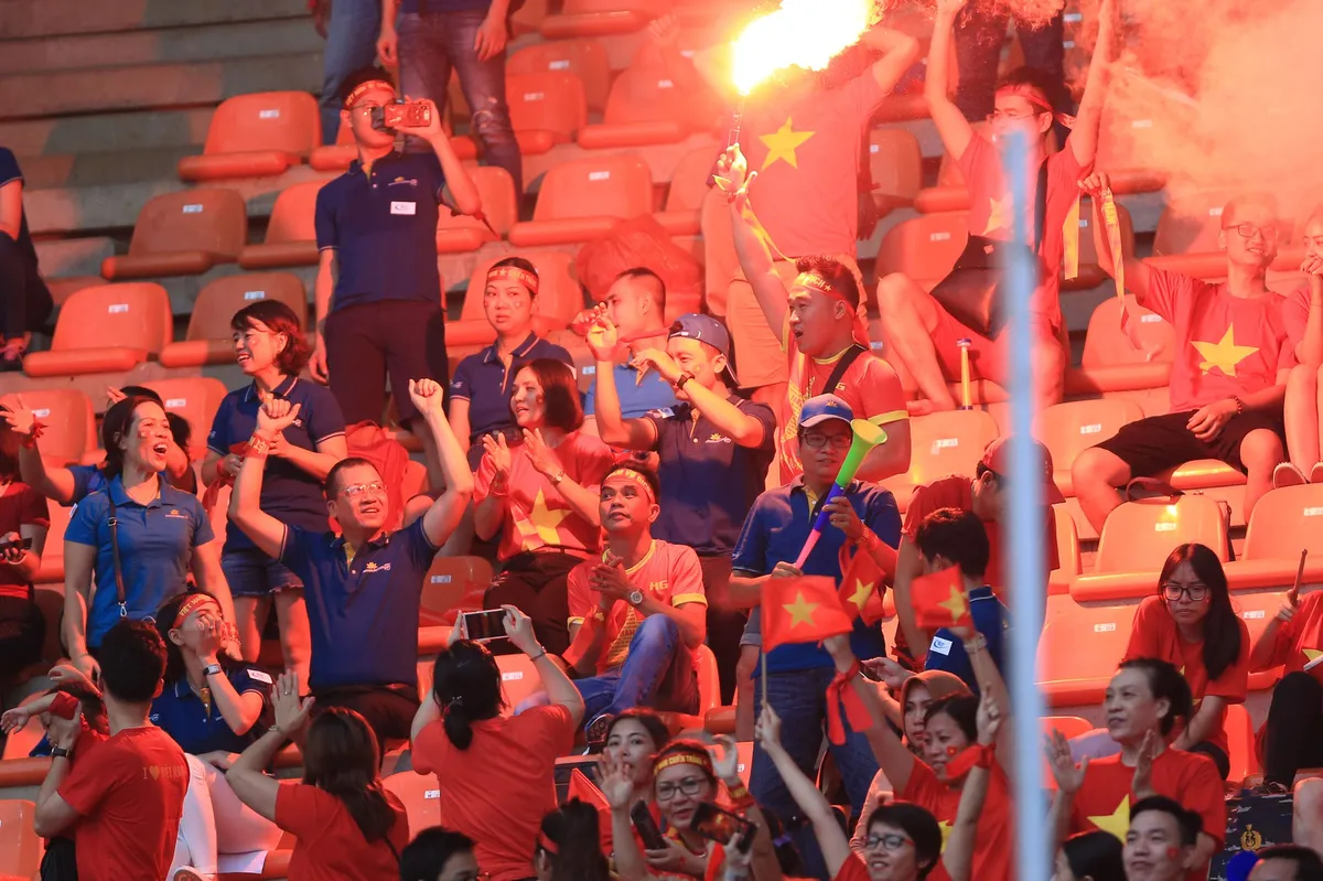 ẢNH: Olympic Việt Nam thất bại trước Olympic H&agrave;n Quốc v&agrave; dừng bước ở b&aacute;n kết ASIAD 2018 - Ảnh 12.