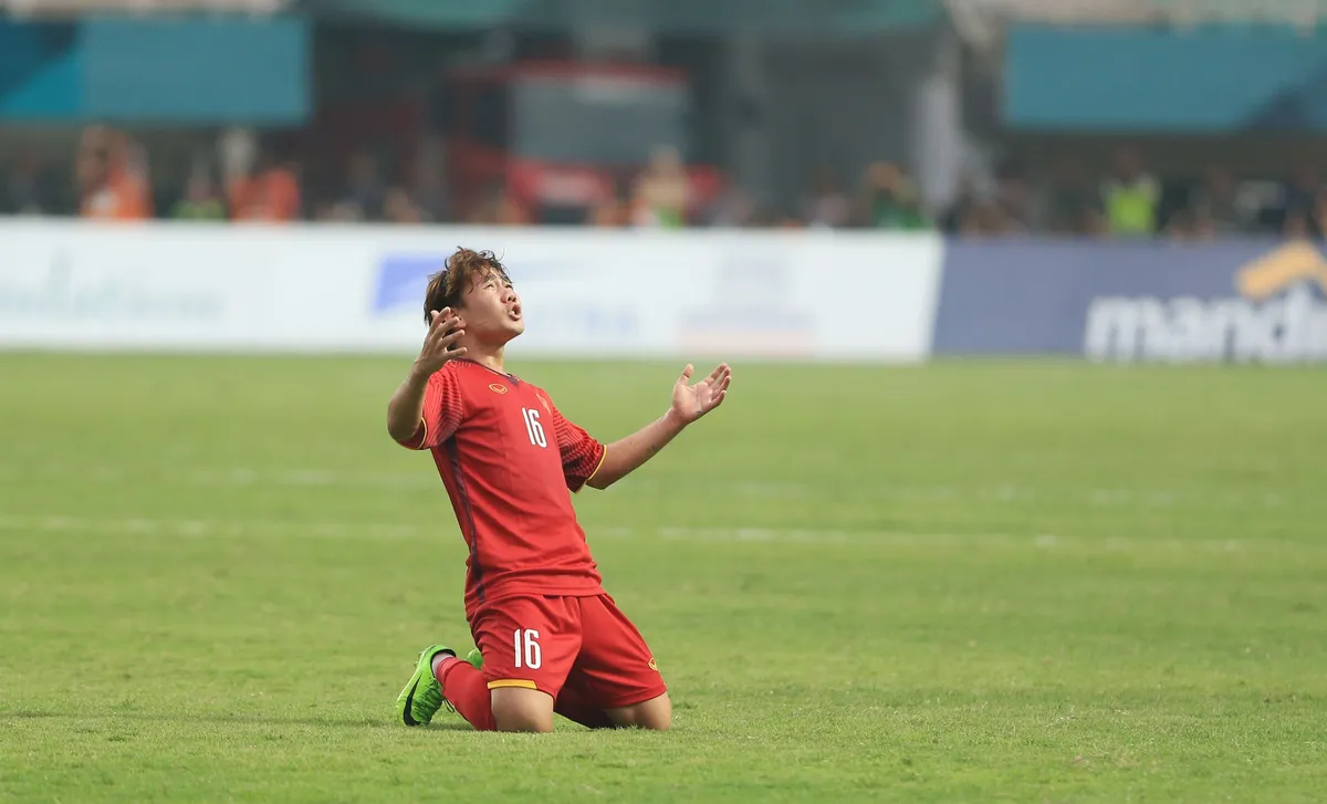 ẢNH: Olympic Việt Nam thất bại trước Olympic H&agrave;n Quốc v&agrave; dừng bước ở b&aacute;n kết ASIAD 2018 - Ảnh 11.