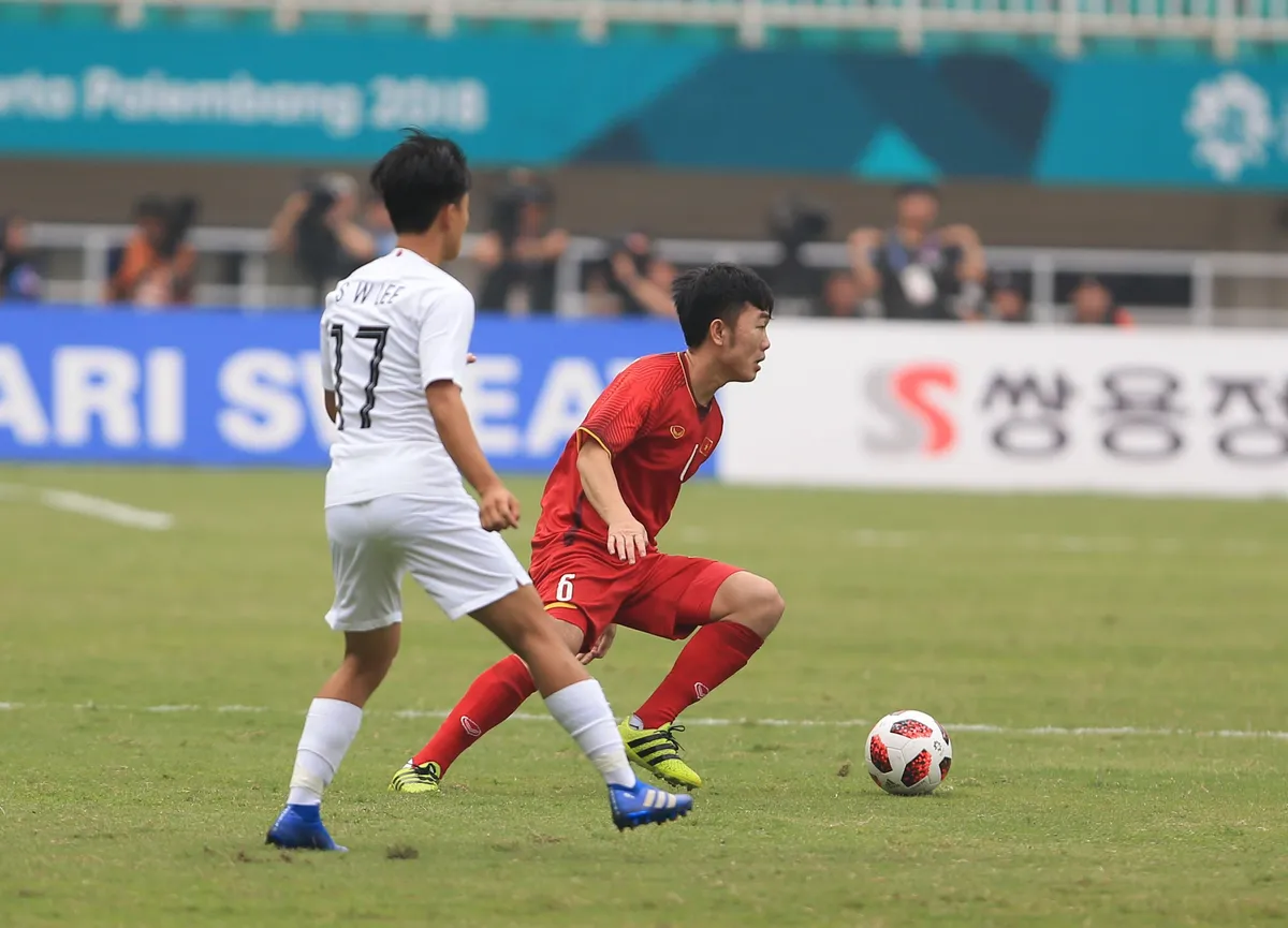 ẢNH: Olympic Việt Nam thất bại trước Olympic H&agrave;n Quốc v&agrave; dừng bước ở b&aacute;n kết ASIAD 2018 - Ảnh 4.