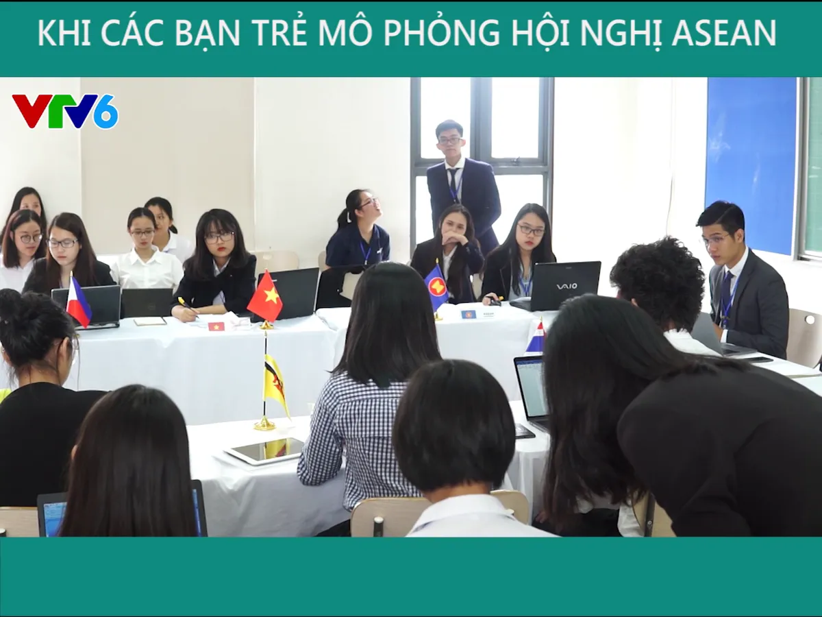 Khi người trẻ mô phỏng hội nghị ASEAN - Ảnh 2.