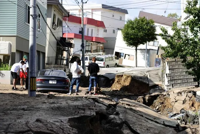 Nhiệt độ giảm đột ngột tại khu vực động đất ở Hokkaido - Ảnh 1.