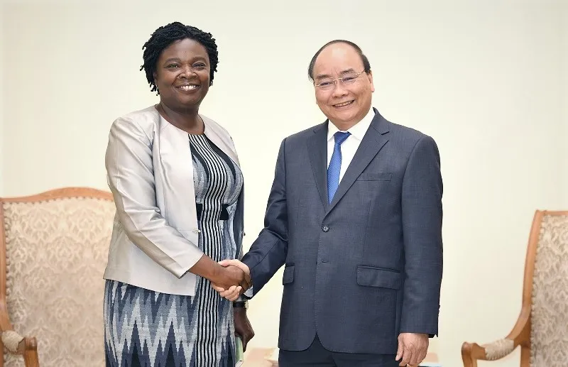 Thủ tướng tiếp Ph&oacute; Chủ tịch phụ tr&aacute;ch khu vực Đ&ocirc;ng &Aacute; v&agrave; Th&aacute;i B&igrave;nh Dương, Ng&acirc;n h&agrave;ng Thế giới - Ảnh 2.