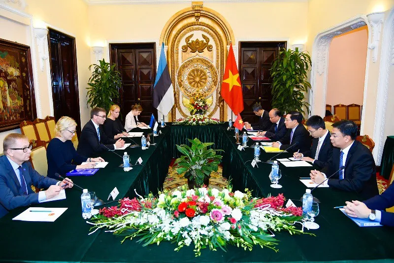 Phó Thủ tướng Phạm Bình Minh hội đàm với Bộ trưởng Bộ Ngoại giao Estonia - Ảnh 3. Phó Thủ tướng Phạm Bình Minh hội đàm với Bộ trưởng Bộ Ngoại giao Estonia - Ảnh 3.