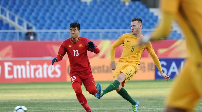 ẢNH: Những khoảnh khắc ấn tượng trong chiến thắng lịch sử của U23 Việt Nam trước U23 Australia - Ảnh 3. ẢNH: Những khoảnh khắc ấn tượng trong chiến thắng lịch sử của U23 Việt Nam trước U23 Australia - Ảnh 3.