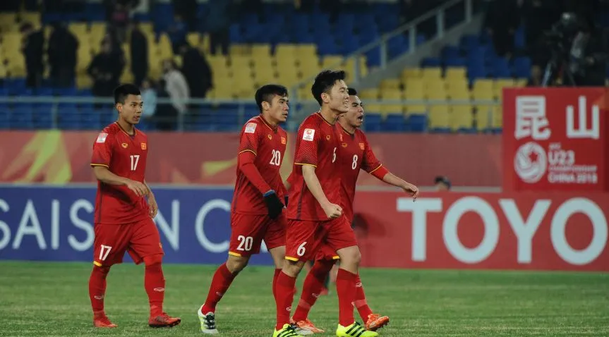 ẢNH: Những khoảnh khắc ấn tượng trong chiến thắng lịch sử của U23 Việt Nam trước U23 Australia - Ảnh 9. ẢNH: Những khoảnh khắc ấn tượng trong chiến thắng lịch sử của U23 Việt Nam trước U23 Australia - Ảnh 9.