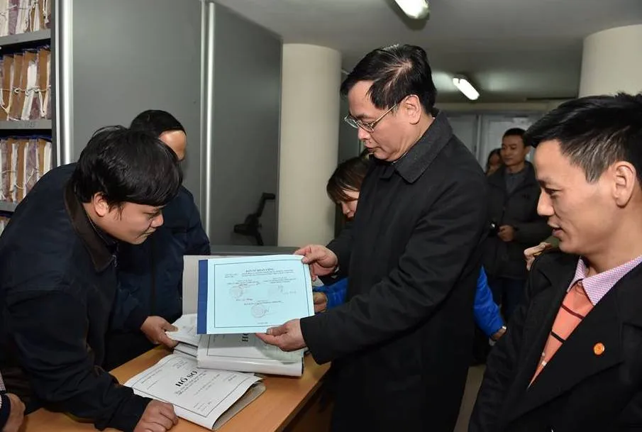 Báo Điện tử Chính phủ thăm Cục Văn thư và Lưu trữ Nhà nước - Ảnh 3.