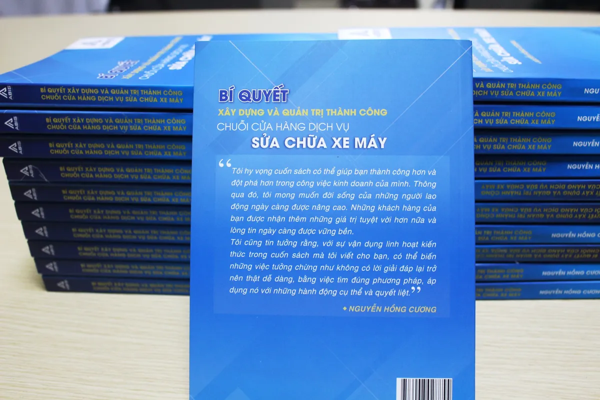 Cuốn sách gối đầu giường nên đọc dành cho dân kinh doanh dịch vụ xe máy - Ảnh 1.