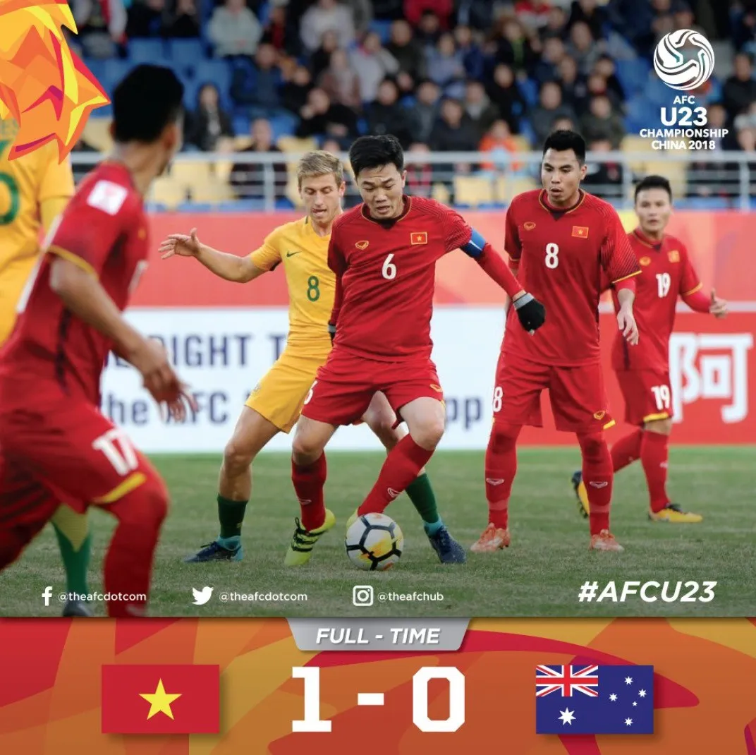 VIDEO: Tổng hợp diễn biến trận đấu U23 Việt Nam 1-0 U23 Australia - Ảnh 1. VIDEO: Tổng hợp diễn biến trận đấu U23 Việt Nam 1-0 U23 Australia - Ảnh 1.
