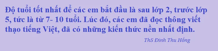 Nên cho con đọc thông viết thạo tiếng Việt, rồi hãy học tiếng Anh? - Ảnh 4.