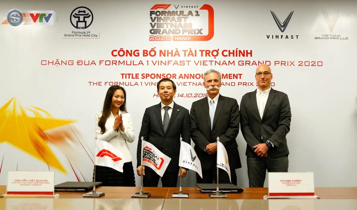 VinFast là nhà tài trợ chính của chặng đua Công thức 1 Việt Nam - Ảnh 3. VinFast là nhà tài trợ chính của chặng đua Công thức 1 Việt Nam - Ảnh 3.