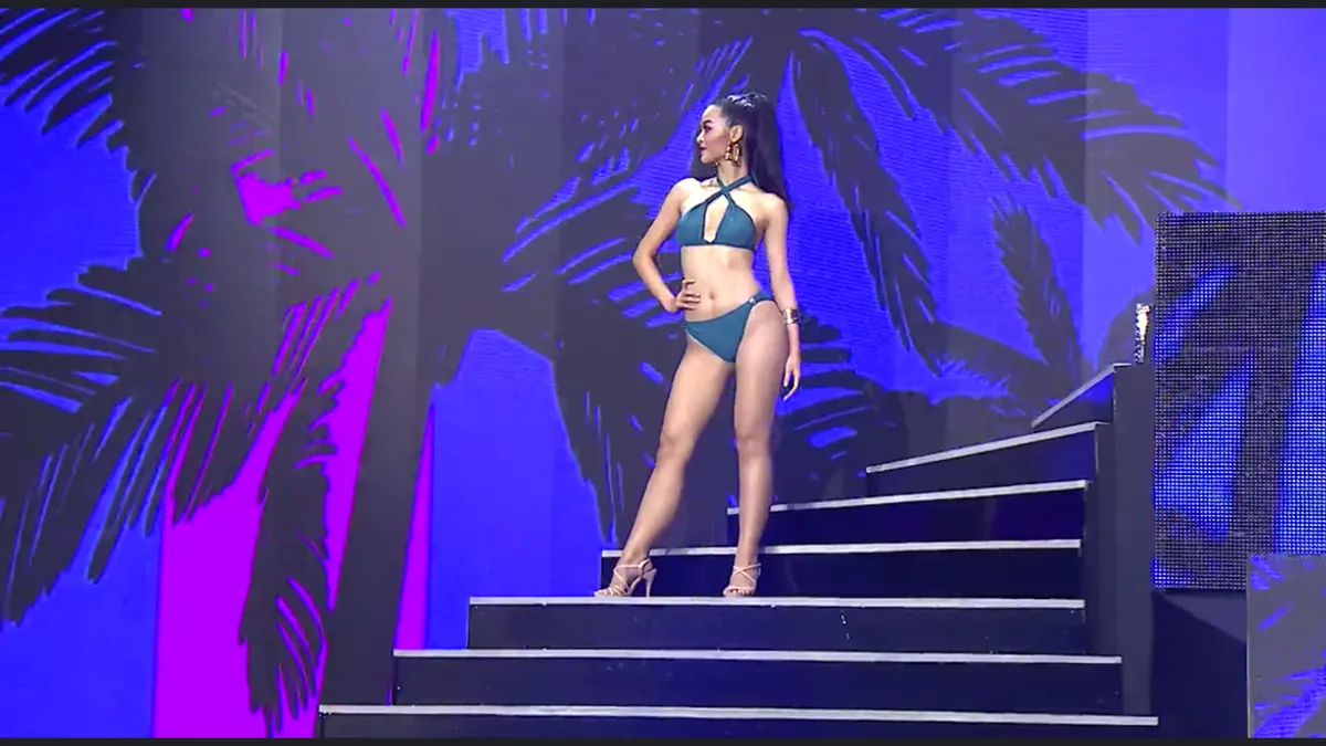 Kiều Loan diện jumpsuit, bikini trình diễn trong đêm Bán kết Miss Grand International 2019 - Ảnh 8.