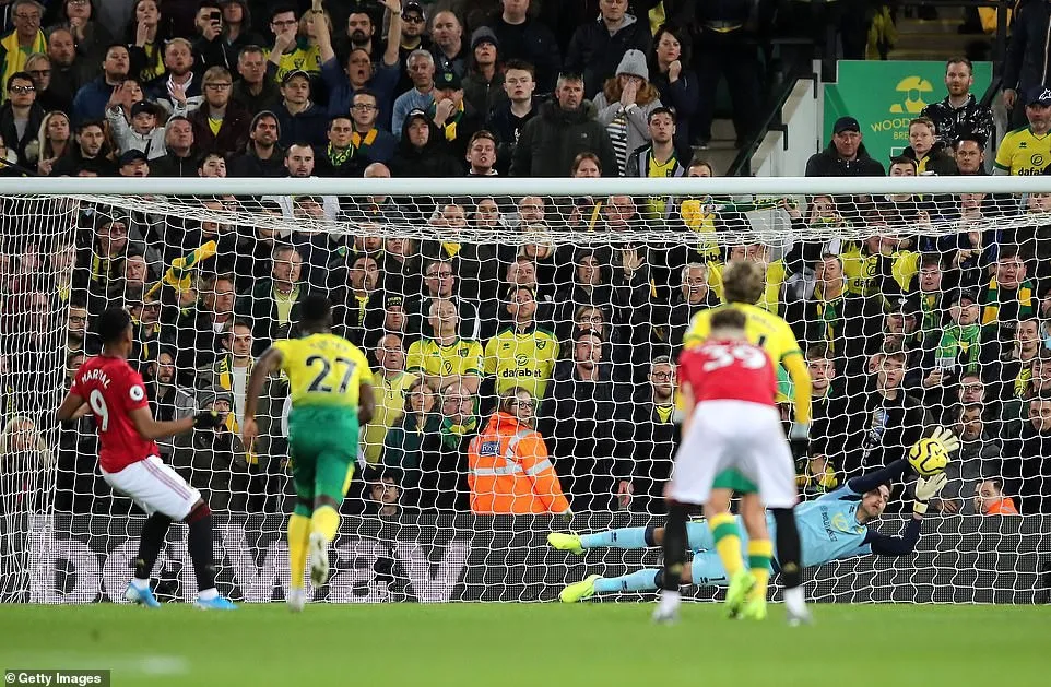 Norwich 1-3 Manchester United: 2 lần đá hỏng penalty, Man Utd vẫn giành trọn 3 điểm - Ảnh 4. Norwich 1-3 Manchester United: 2 lần đá hỏng penalty, Man Utd vẫn giành trọn 3 điểm - Ảnh 4.