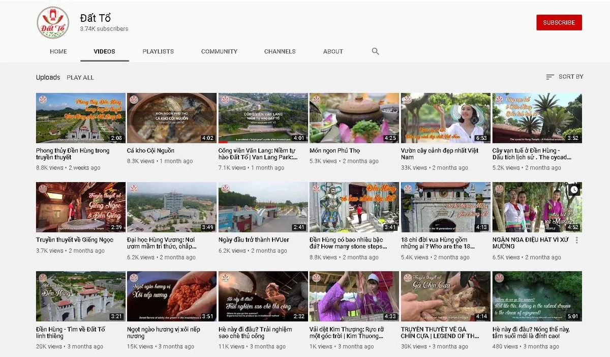 Phú Thọ ra mắt kênh Youtube quảng bá du lịch - Ảnh 1.
