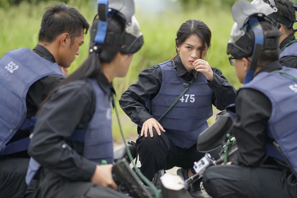 Phương Oanh khóc nức nở vì đau đớn, Ngọc Thanh Tâm tái mặt vượt thử thách khốc liệt của “Mỹ nhân hành động” - Ảnh 2.