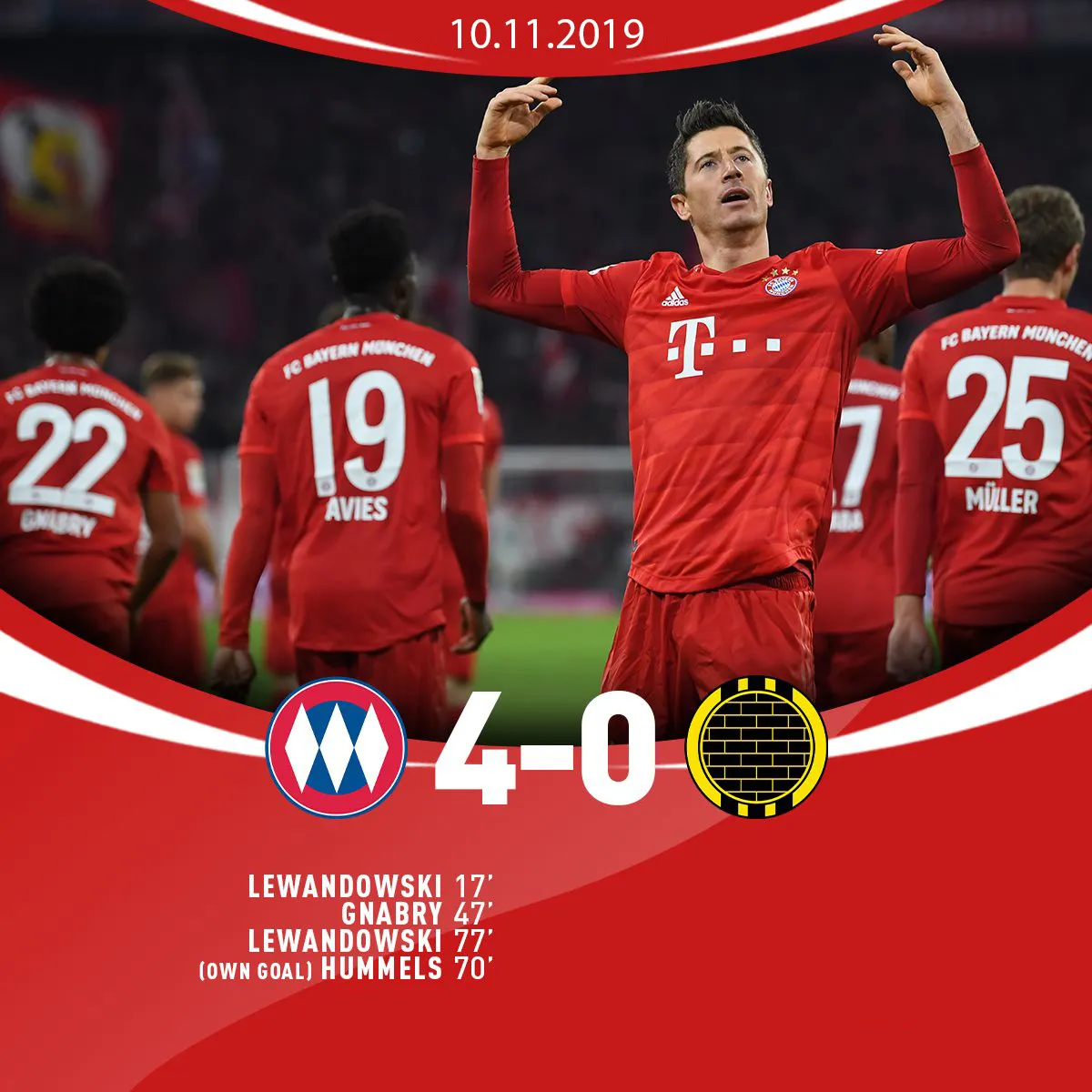 Bayern Munich 4-0 Dortmund: Lewandowski lập cú đúp, Bayern thắng ấn tượng - Ảnh 4. Bayern Munich 4-0 Dortmund: Lewandowski lập cú đúp, Bayern thắng ấn tượng - Ảnh 4.