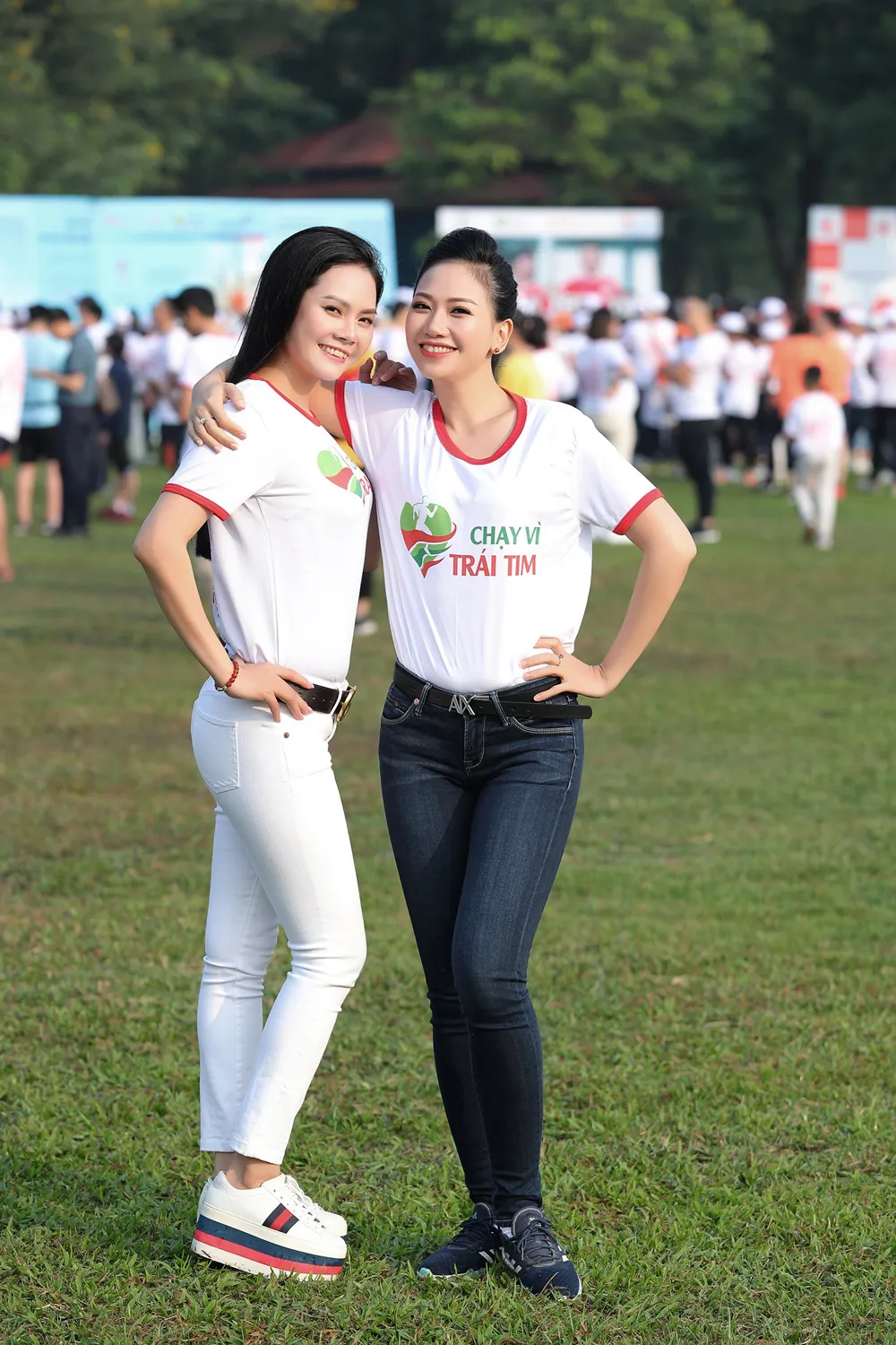 Lương Nguyệt Anh, MC Mỹ Vân chạy ủng hộ trẻ em bị bệnh tim - Ảnh 6.