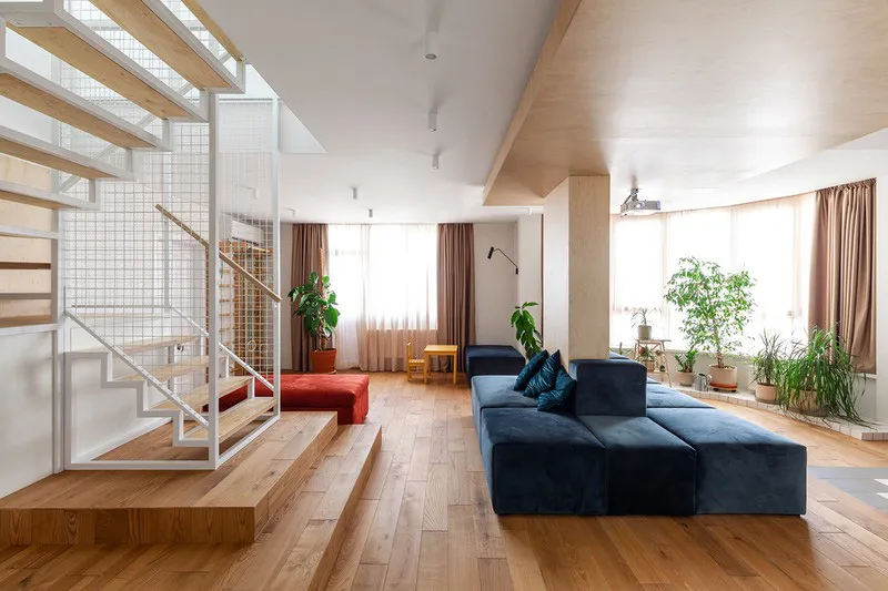 Ngôi nhà 190m2 thoải mái cho trẻ chơi đùa nhờ sử dụng nội thất mô-đun - Ảnh 2.