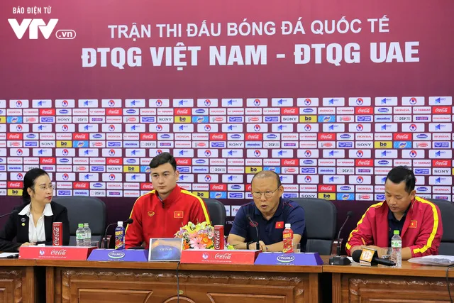 HLV Park Hang Seo: UAE thua Thái Lan không ảnh hưởng mục tiêu chiến thắng của ĐT Việt Nam - Ảnh 1. HLV Park Hang Seo: UAE thua Thái Lan không ảnh hưởng mục tiêu chiến thắng của ĐT Việt Nam - Ảnh 1.