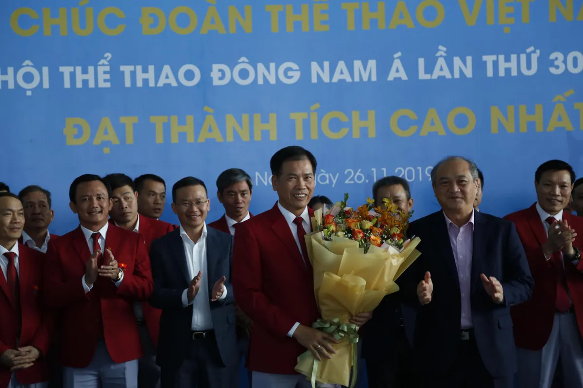 SEA Games 30: Đoàn Thể thao Việt Nam lên đường tranh tài - Ảnh 1. SEA Games 30: Đoàn Thể thao Việt Nam lên đường tranh tài - Ảnh 1.