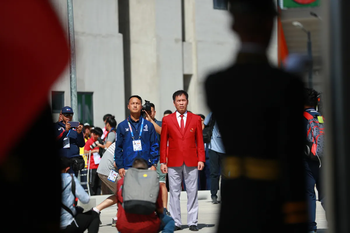 Quốc kỳ Việt Nam tung bay tại SEA Games 30 - Philippines 2019 - Ảnh 5. Quốc kỳ Việt Nam tung bay tại SEA Games 30 - Philippines 2019 - Ảnh 5.