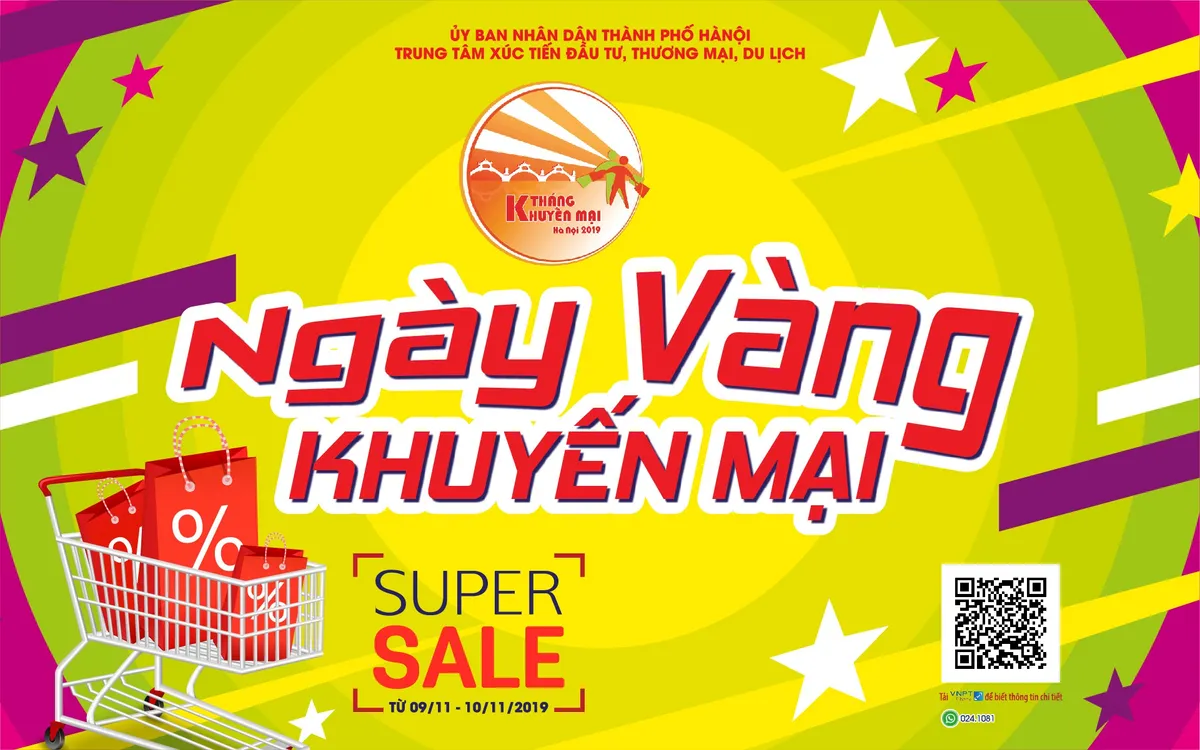 Hà Nội: Nhiều ưu đãi trong Tháng Khuyến mại năm 2019 - Ảnh 1. Hà Nội: Nhiều ưu đãi trong Tháng Khuyến mại năm 2019 - Ảnh 1.