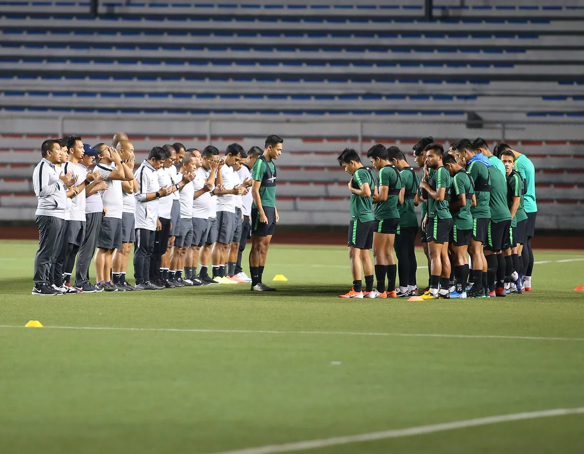 SEA Games 30: U22 Indonesia rèn quân, cấm tiệt phóng viên Việt Nam - Ảnh 1.