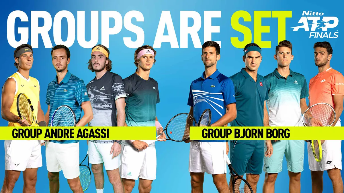 Kết quả bốc thăm chia bảng ATP Finals 2019: Djokovic, Federer chung bảng - Ảnh 2. Kết quả bốc thăm chia bảng ATP Finals 2019: Djokovic, Federer chung bảng - Ảnh 2.