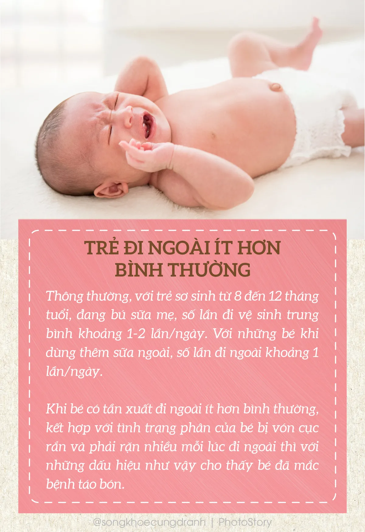 4 dấu hiệu cho thấy trẻ đang bị táo bón - Ảnh 2.