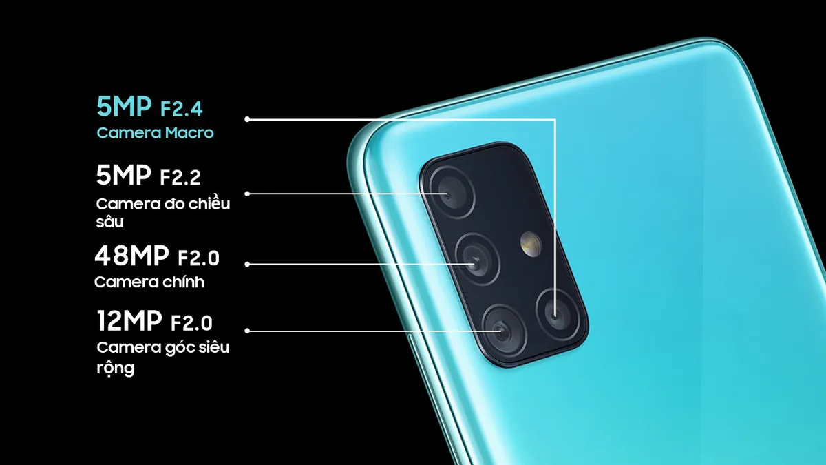 Samsung ra mắt Galaxy A51: Màn hình đục lỗ, 4 camera sau, giá chỉ 7,99 triệu đồng - Ảnh 2.