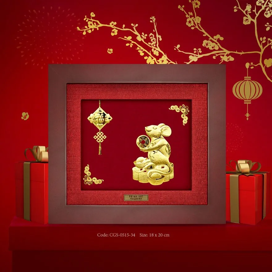 Nghệ thuật vàng thủ công trong bộ sưu tập tết của Prima Art - Ảnh 1. Nghệ thuật vàng thủ công trong bộ sưu tập tết của Prima Art - Ảnh 1.